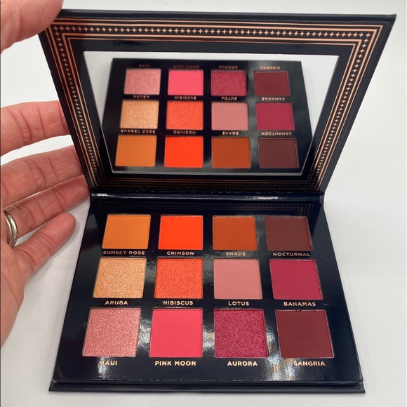 Ace Beaute Eyeshadow Scarlet Dusk 12-Color Eyeshadow Palette New - Picture 2 of 5